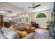 Open-concept living room and kitchen area, great for entertaining and Gathering living at 1209 W Adalee St, Tampa, FL 33603