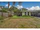 Backyard with artificial grass putting green, adjacent to the home at 1450 Palmetto St, Clearwater, FL 33755