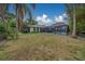 This home's backyard features a screened-in pool and outdoor area at 1450 Palmetto St, Clearwater, FL 33755