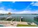 Scenic channel view with a pier and boats at 17735 Gulf Blvd # 304, Redington Shores, FL 33708