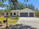 Charming single-Gathering home with well-manicured lawn and tasteful landscaping at 18902 Spring Hollow Dr, Lutz, FL 33559