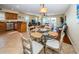 Open-concept living space integrates the kitchen, dining area, and living room, creating a seamless flow for entertaining at 1912 Gulf Blvd # 305, Indian Rocks Beach, FL 33785