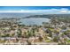 An impressive aerial view capturing the property's surroundings and beautiful residential neighborhood at 200 Lewis Se Blvd, St Petersburg, FL 33705