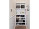 Functional mud room with built-in storage and organized shoe racks at 2714 W Jetton Ave, Tampa, FL 33629