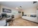 Bright home office with natural light, tile flooring, and a convertible daybed at 2834 Pelham N Rd, St Petersburg, FL 33710