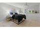 Bright bedroom with ceiling fan, neutral walls, and plenty of natural light at 3137 Mission Grove Dr # 3137, Palm Harbor, FL 34684