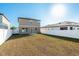 This expansive backyard features a well-maintained lawn, privacy fence, and ample room at 34847 Daisy Meadow Loop, Zephyrhills, FL 33541