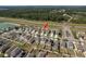 An aerial view of the neighborhood, highlighting the location of the home at 34855 Daisy Meadow Loop, Zephyrhills, FL 33541