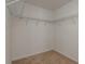 Walk-in closet with carpeted floor, wire shelving, and neutral walls at 34866 Daisy Meadow Loop, Zephyrhills, FL 33541