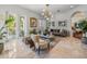 Stylish living room with modern furnishings, neutral tones, and ample natural light at 124 Estado Ne Way, St Petersburg, FL 33704