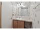 This is a simple bathroom with a single sink and a shower-tub combination at 12502 Tocci Ln, Riverview, FL 33579