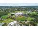 Aerial view of community baseball fields at 1693 Fry Ct, Dunedin, FL 34698