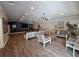 Community clubhouse offers seating and tv for residents at 1693 Fry Ct, Dunedin, FL 34698