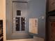 Close up image of the interior of the open electrical panel at 1693 Fry Ct, Dunedin, FL 34698