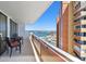 Relax on your private balcony with amazing water views and space for outdoor seating at 17920 Gulf Blvd # 1302, Redington Shores, FL 33708