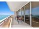 Enjoy breathtaking ocean views from this spacious condo balcony at 17920 Gulf Blvd # 1302, Redington Shores, FL 33708