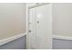 Solid secure door marked 1302 into an apartment or condominium within the building at 17920 Gulf Blvd # 1302, Redington Shores, FL 33708