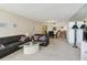 The spacious open-concept living area seamlessly connects the living and dining spaces at 17920 Gulf Blvd # 1302, Redington Shores, FL 33708