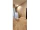 This carpeted stairway has a handrail for safety at 1853 Hovenweep Rd, Wesley Chapel, FL 33543