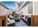 Outdoor deck with multiple seating and table area provides a relaxing outdoor space at 2628 2Nd N Ave, St Petersburg, FL 33713