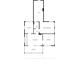 Second-story floor plan of the house showing bedroom, kitchen, living room, sunroom, attic, and bath at 2628 2Nd N Ave, St Petersburg, FL 33713