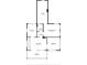 Second-story floor plan of the house showing bedroom, kitchen, living room, sunroom, attic, and bath at 2628 2Nd N Ave, St Petersburg, FL 33713
