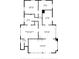 Floor plan displaying room dimensions and layout of the home at 2628 2Nd N Ave, St Petersburg, FL 33713