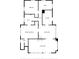 Detailed floor plan showcasing the layout of rooms and spaces in the home at 2628 2Nd N Ave, St Petersburg, FL 33713