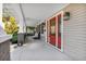 Cozy front porch with comfortable seating near an entry door at 2628 2Nd N Ave, St Petersburg, FL 33713