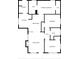 Detailed floor plan illustrating layout of the home's living spaces including bedrooms, kitchen, and bathrooms at 2710 2Nd N Ave, St Petersburg, FL 33713