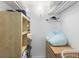 Spacious closet with shelving on the left and hanging space and drawers on the right at 337 Rex Pl # G, Madeira Beach, FL 33708