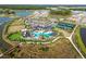 The community offers a luxurious pool, clubhouse, tennis courts, and other amenities at 34084 Torrent Ln, Wesley Chapel, FL 33543