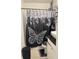 Stylish bathroom featuring a butterfly themed shower curtain and modern sink at 3713 E Clifton St, Tampa, FL 33610