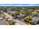 Charming aerial shot of neighborhood showing tree-lined streets and manicured lawns at 4085 37Th N Ave, St Petersburg, FL 33713