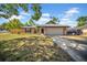 Charming single-story brick home featuring an attached two-car garage and well-maintained front lawn at 4085 37Th N Ave, St Petersburg, FL 33713