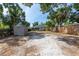 Property featuring large backyard with storage, mature trees and a screened in patio at 4517 2Nd S Ave, St Petersburg, FL 33711