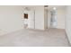 Bedroom featuring a full bath and access to a kitchen for added convenience and functionality at 4900 Brittany S Dr # 1810, St Petersburg, FL 33715