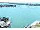Expansive waterfront view featuring serene blue waters, islands, and bridge in the distance at 4900 Brittany S Dr # 1810, St Petersburg, FL 33715