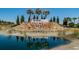 Picturesque community entrance with water feature at 5670 Shorebird Br, Land O Lakes, FL 34638