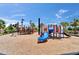 Community playground featuring a pirate ship playset and a colorful slide for  at 5828 Clairwood Ct, Palmetto, FL 34221