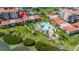 Features a community pool with lush landscaping, common green areas, and well maintained grounds at 6295 Bahia Del Mar Cir # 406, St Petersburg, FL 33715