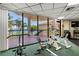 Building gym with a view of the water and tropical landscaping at 6295 Bahia Del Mar Cir # 406, St Petersburg, FL 33715