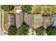 Aerial view of the roofs of houses in a residential neighborhood at 7031 Kendall Heath Way, Land O Lakes, FL 34637