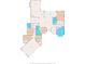 Detailed floor plan of a spacious home, showcasing the layout of multiple bedrooms and living areas at 7340 West Dr, Wesley Chapel, FL 33544