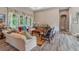 Comfortable living room with a cozy furniture arrangement and lovely decor at 7340 West Dr, Wesley Chapel, FL 33544