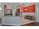 Eat in Kitchen featuring stainless steel appliances and granite countertops at 7657 Nottinghill Sky Dr, Apollo Beach, FL 33572