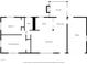 Detailed floor plan showcasing the layout of the bedrooms, kitchen, and living areas at 8696 118Th St, Seminole, FL 33772