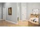 Spacious bathroom featuring a soaking tub with tile surround and a granite countertop vanity at 15704 Mifflin Ct, Tampa, FL 33647