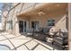 Spacious screened patio with a seating area, seamlessly connected to the pool and outdoor living at 1858 Mira Lago Cir, Ruskin, FL 33570
