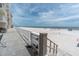 Beach view showing shoreline, beachgoers and ocean at 18650 Gulf Blvd # 203, Indian Shores, FL 33785